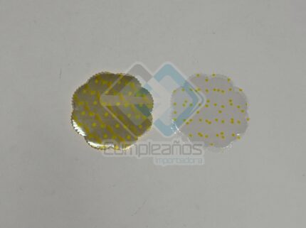 TAPETE FLOR AMARILLO 7CM SET100X1