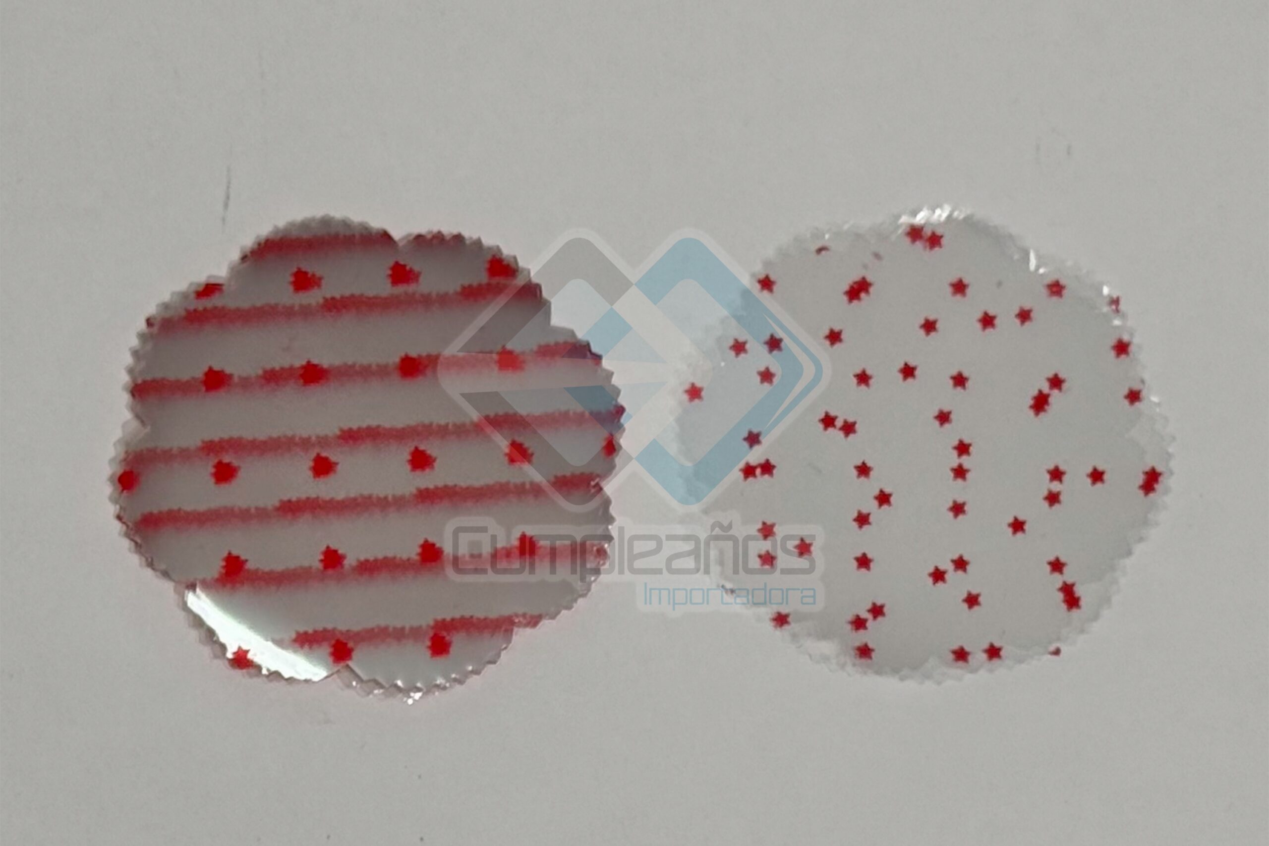 0702334912393 TAPETE FLOR ROJO 7CM SET100X1 - Imagen 1