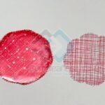 TAPETE FLOR ROJO 7CM SET100X1