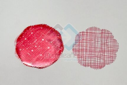 TAPETE FLOR ROJO 7CM SET100X1