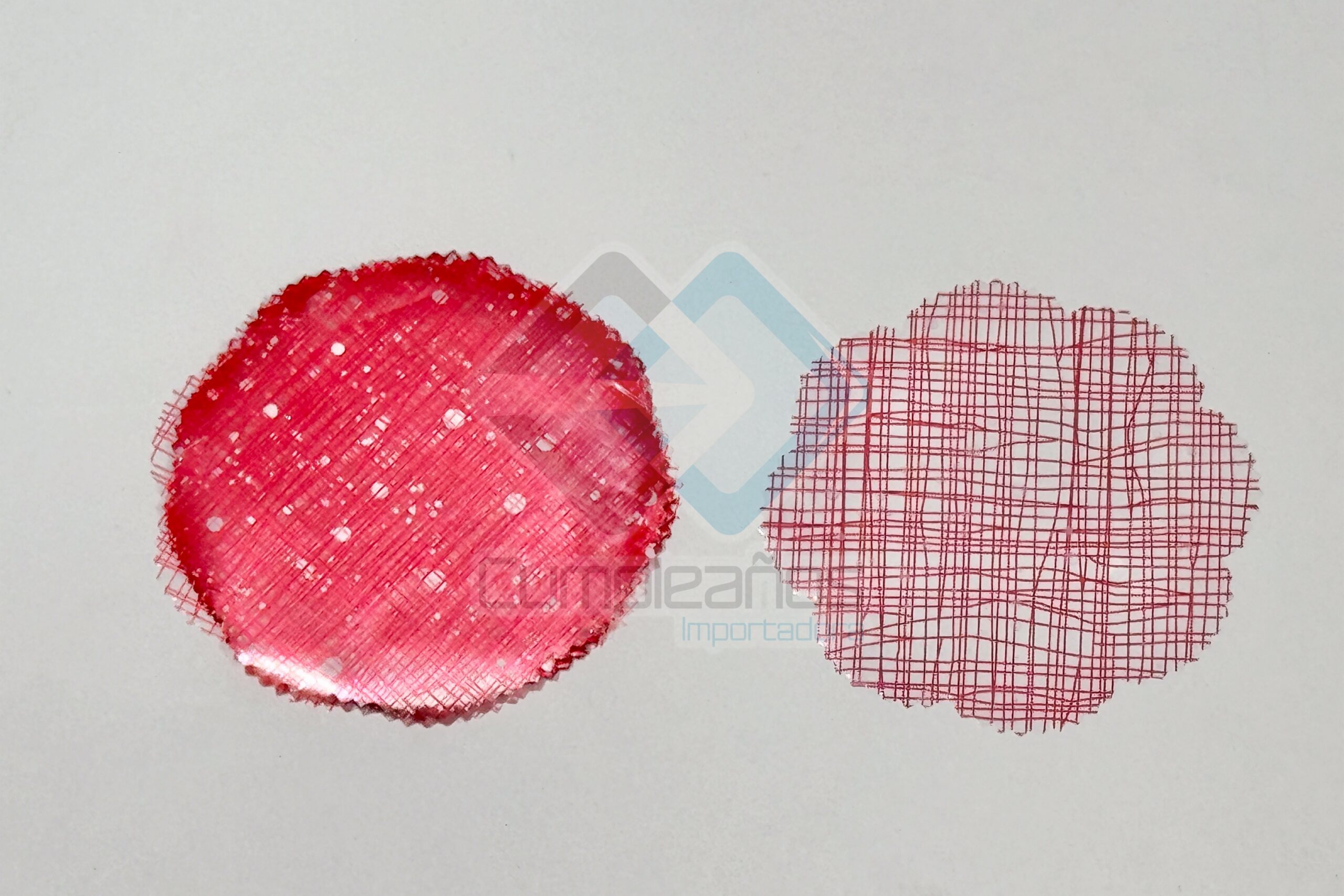 0702334912423 TAPETE FLOR ROJO 7CM SET100X1 - Imagen 1