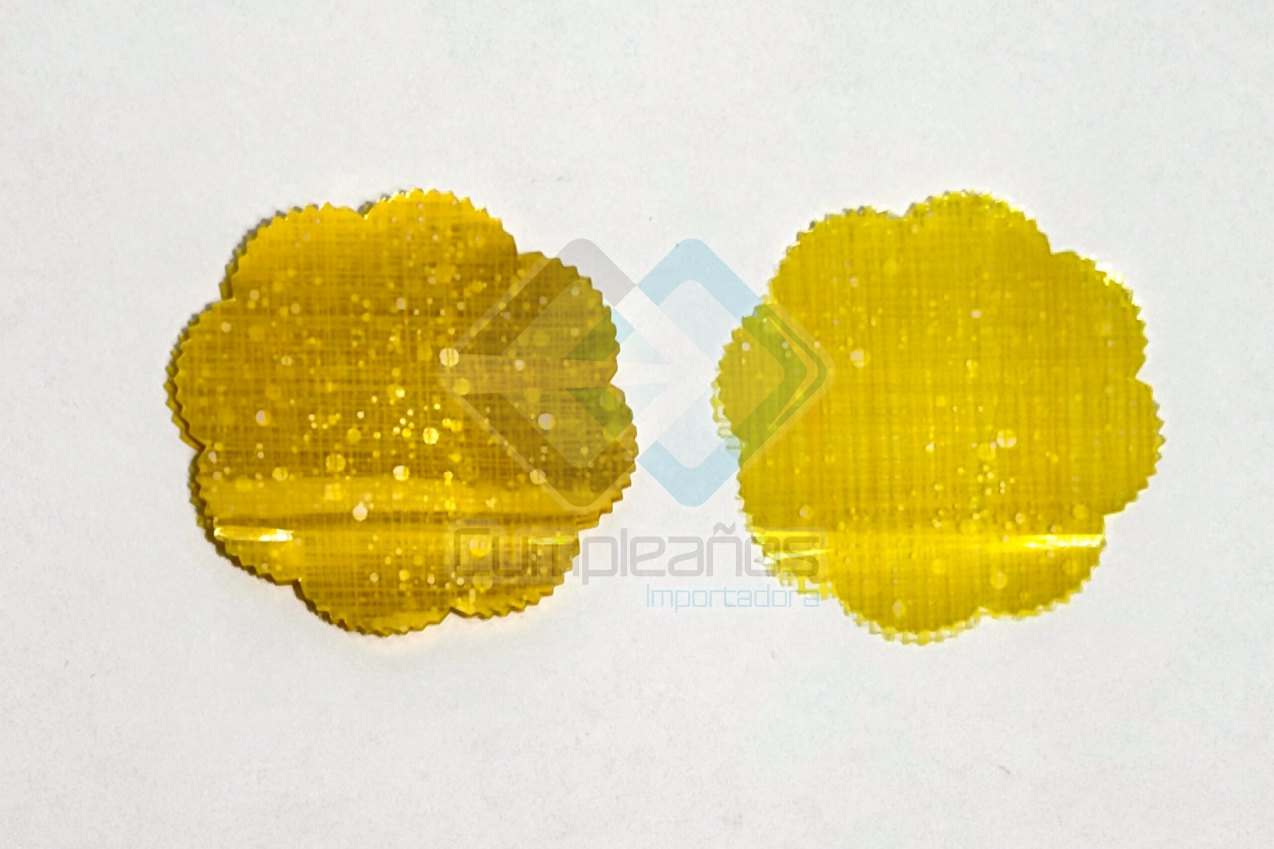 0702334912478 TAPETE FLOR AMARILLO 7CM SET100X1 - Imagen 1