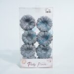 PIROTIN FLOR PLATEADO SET24X1