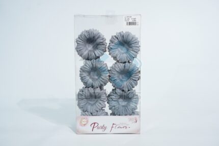 PIROTIN FLOR PLATEADO SET24X1