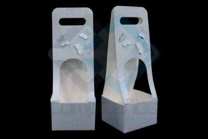 PAPEL BOLSA AZUL PASTEL MARIPOSA SET10 X1