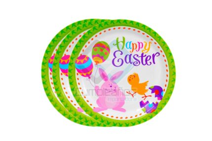 PAPEL PLATO EASTER SET8 X1