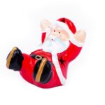 CERAMICA PAPA NOEL ROJO C LUZ X1