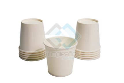 PAPEL VASO BLANCO SET50 X1