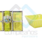 CERAMICA MINI BANDEJA CUADRADA SET6 X1