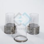 SHOT PLASTICA PLATA SET 30 X1