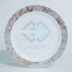 PLASTICO PLATO TENDIDO CRAQUEL TENDIDO SET6 X1