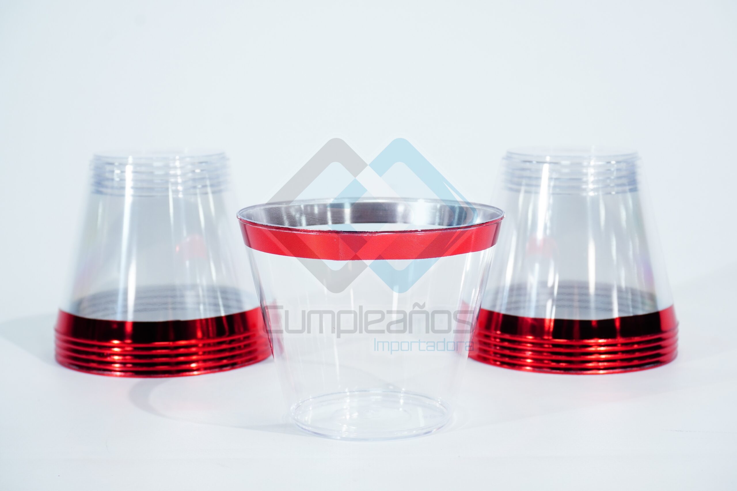 6230000000067 VASO PLASTICO FILO ROJO SET50 X1 - Imagen 1