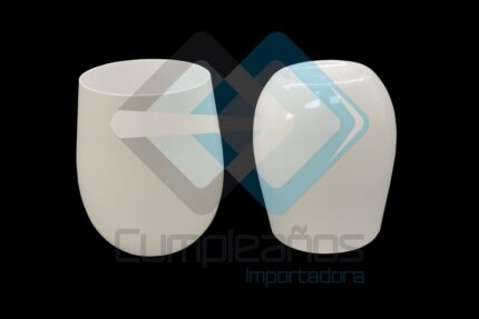 PLASTICO VASO BLANCO SET16 X1