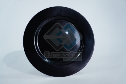 PLASTICO PLATO PQ NEGRO SET10 X1