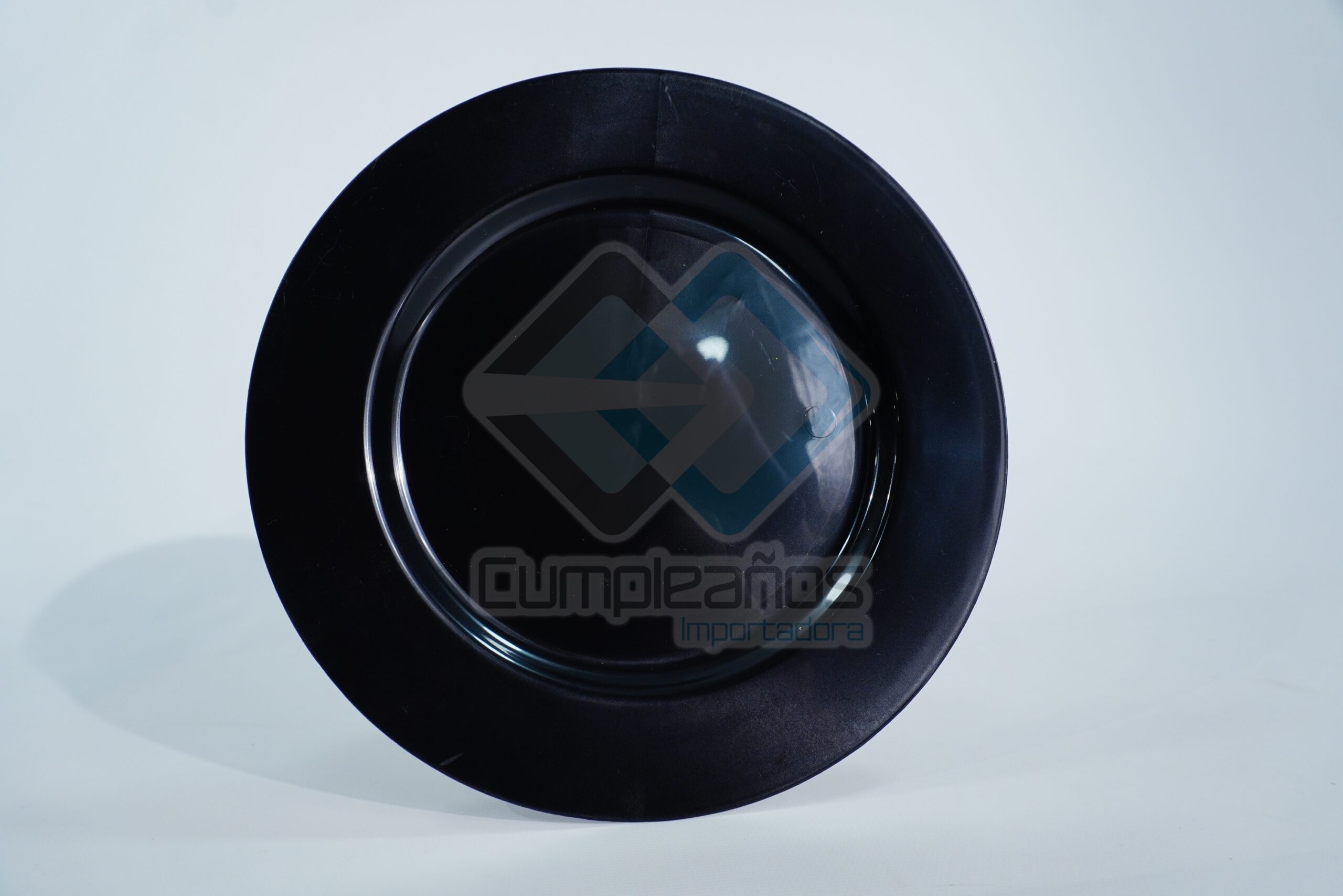 6230000001255 PLASTICO PLATO PQ NEGRO SET10 X1 - Imagen 1