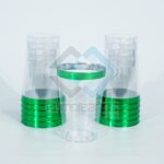PLASTICO VASO FILO VERDE SET25 X1