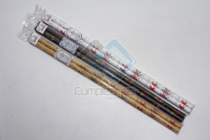 PAPEL DE REGALO FLORES VINTAGE 70CM X 100CM SET2 X1