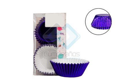 PIROTINES LILA METALICO SET100 X1