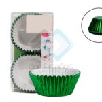 PIROTINES VERDE METALICO SET100 X1