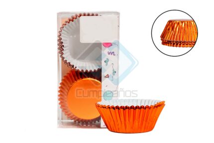 PIROTINES NARANJA METALICO SET100 X1