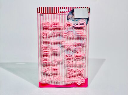 MOLDE DE SILICON CORTADOR LETRAS MINUSCULAS X1