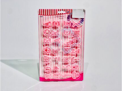 MOLDE DE SILICON CORTADOR LETRAS MAYUSCULAS X1