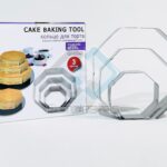 MOLDE METALICO OCTAGONO SET3 X1