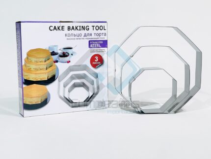 MOLDE METALICO OCTAGONO SET3 X1