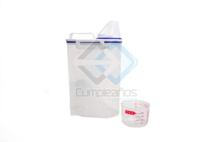PLASTICO FRASCO C MEDIDA X1