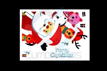 STICKER PAPA NOEL X1