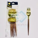 TENEDOR CAFE DORADO SET6 X1
