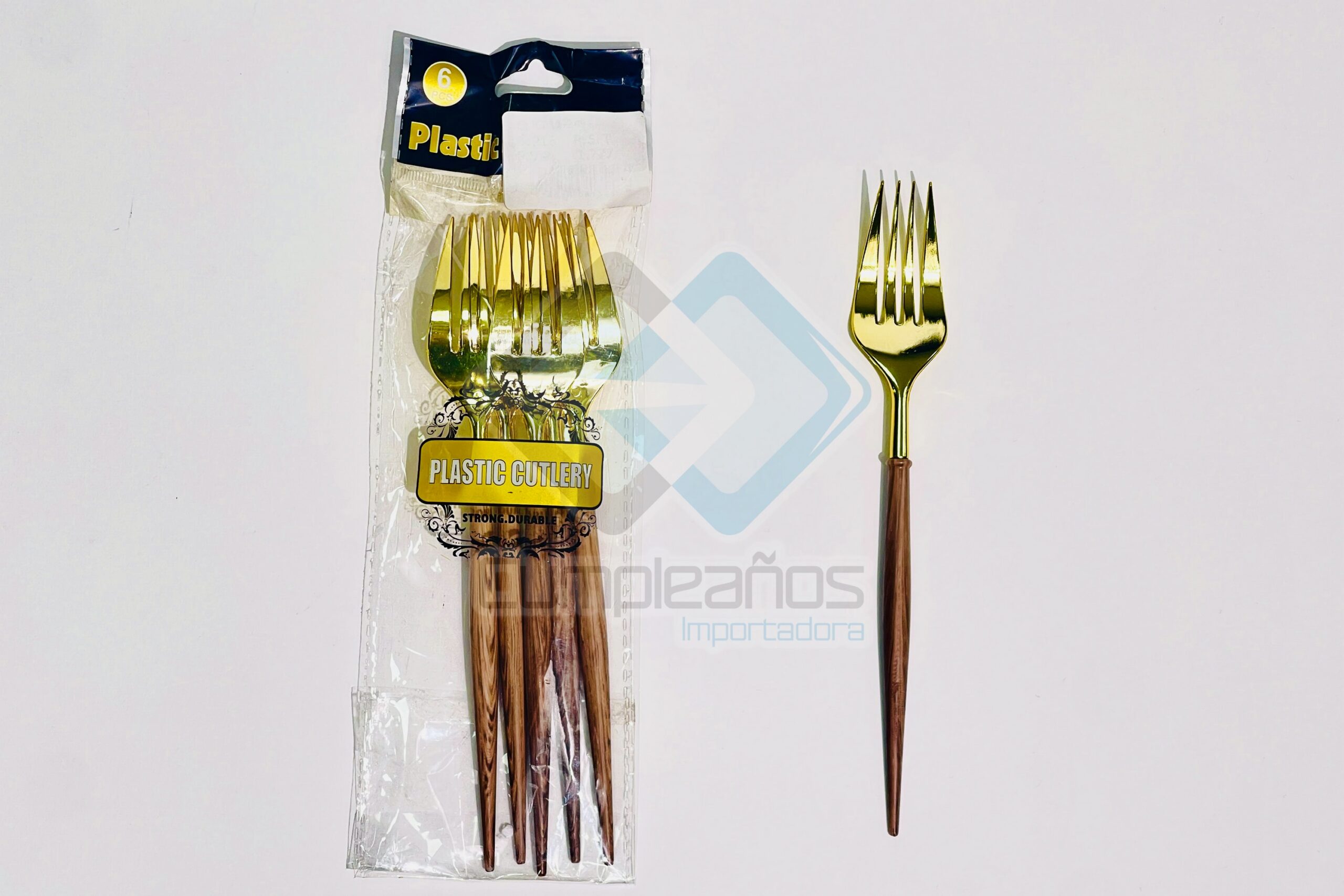 6936050081345 TENEDOR CAFE DORADO SET6 X1 - Imagen 1