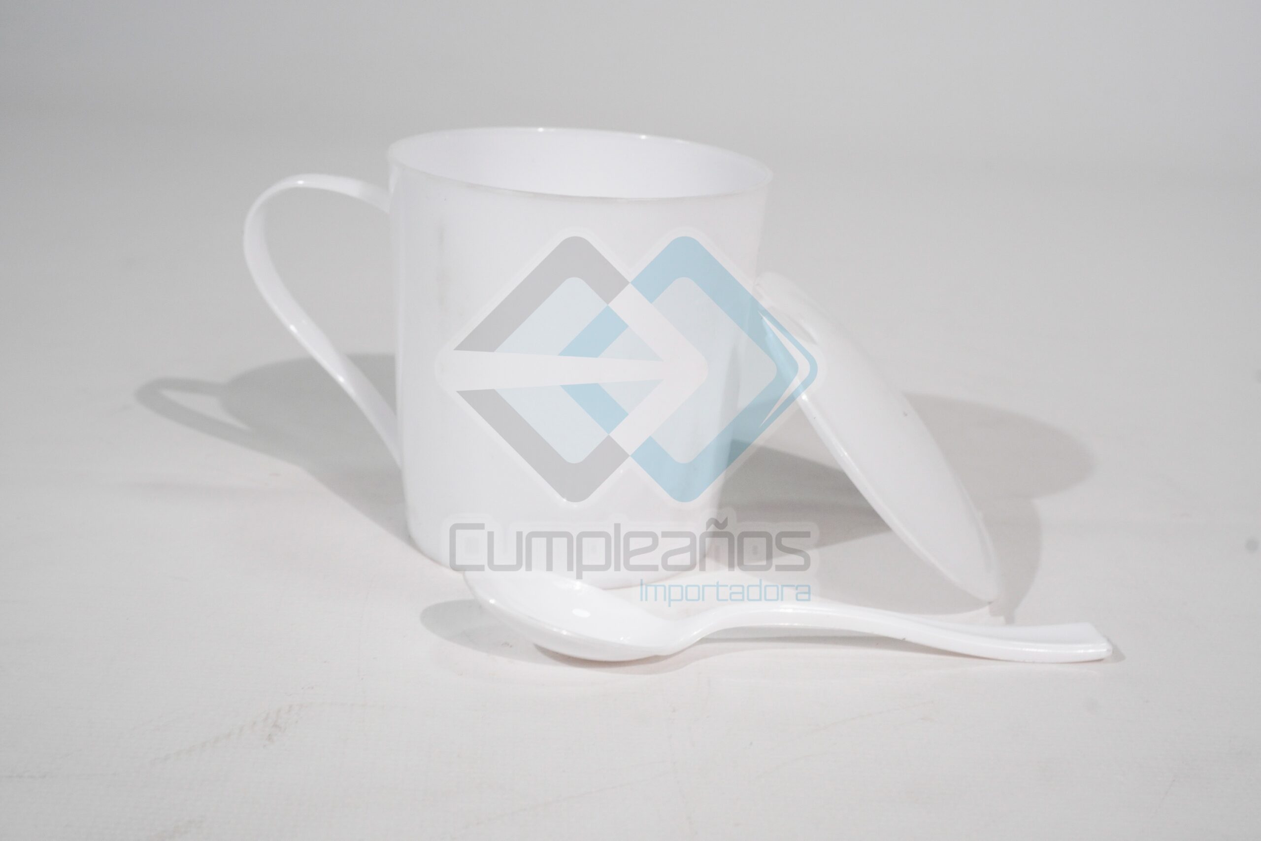 6936050188174 JARRO PLASTICA C CUCHARO BLANCO SET6 X1 - Imagen 1