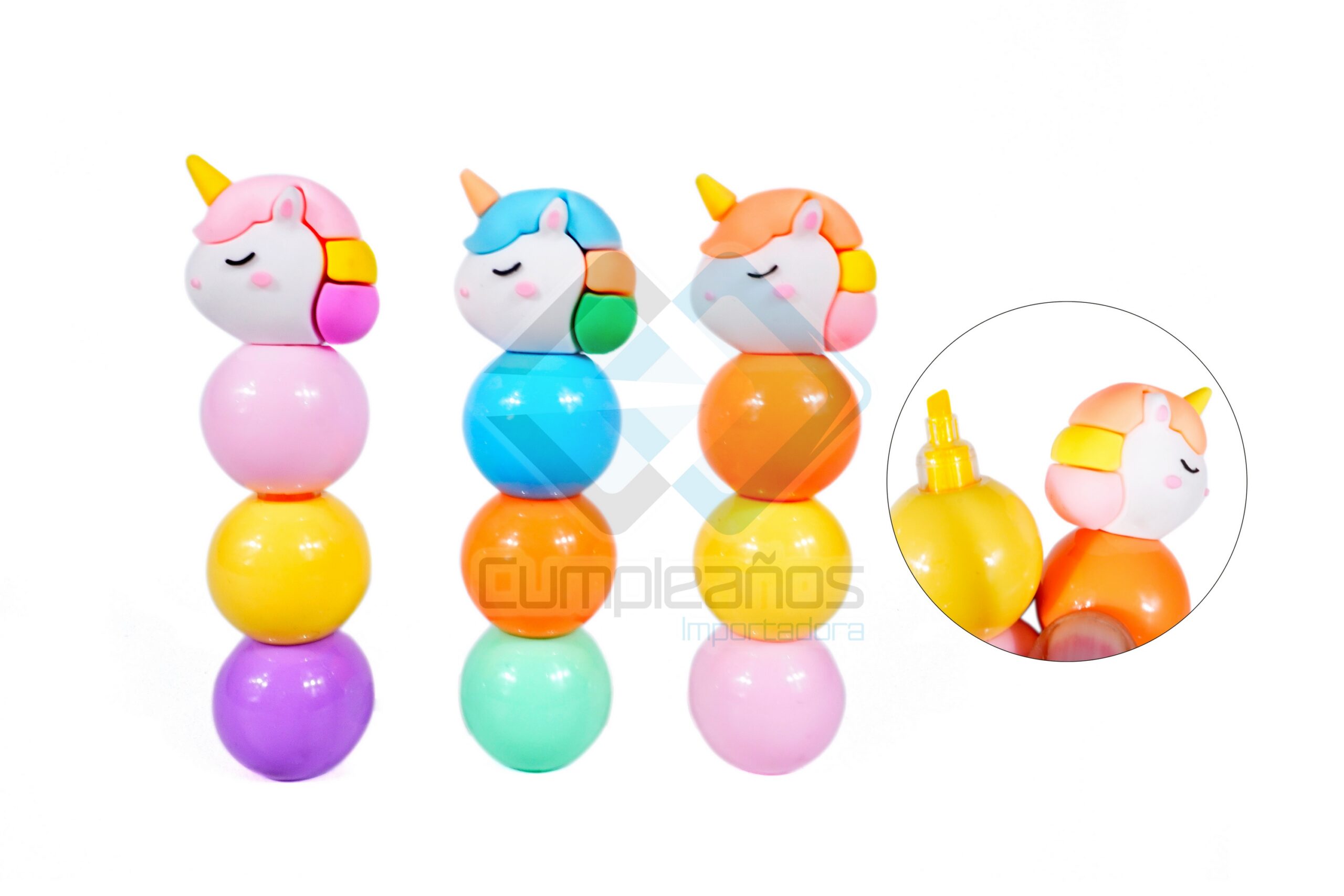 6943581112127 RESALTADOR UNICORNIO SET3 X1 - Imagen 1