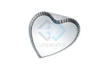 MOLDE METALICO DESMOLDABLE CORAZON X1