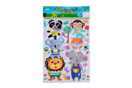 STICKER DECORATIVO ANIMALES X1