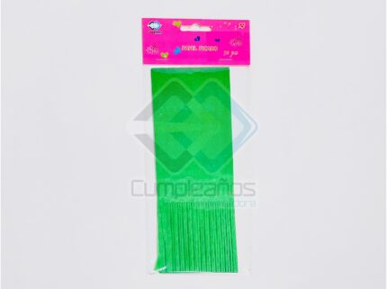 PAPEL PICADO SEDA VERDE SET50X1