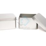 METALICO CAJA CUADRADA PLATA SET10 X1