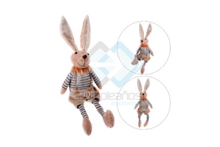 CONEJO BEIGE LINEAS X1