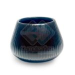 CERAMICA MACETA LINEAS 2COL X1