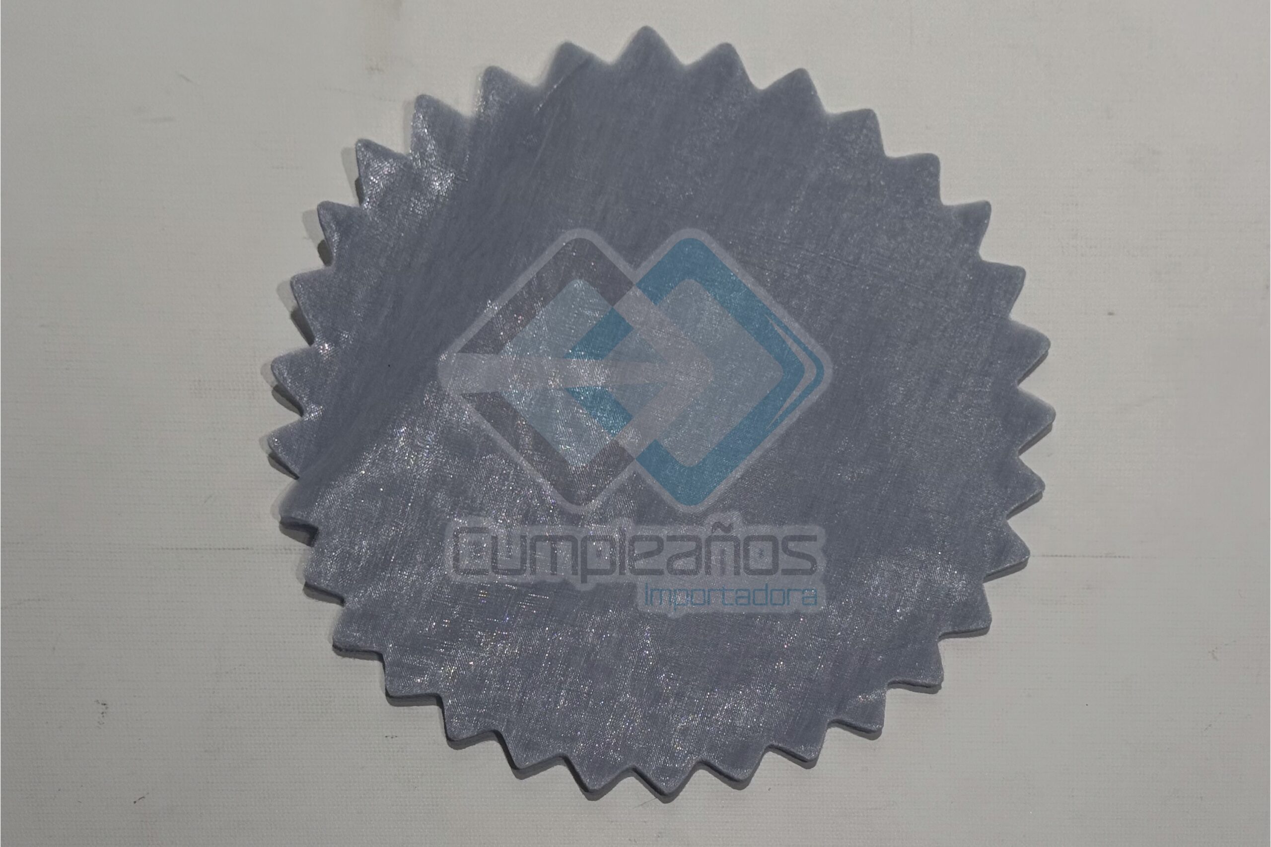 8679833512930 ENVOLTURA ORGANZA PLATA D24 SET20X1 - Imagen 1