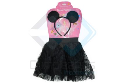 ACC DISFRAZ TUTU C OREJAS X1