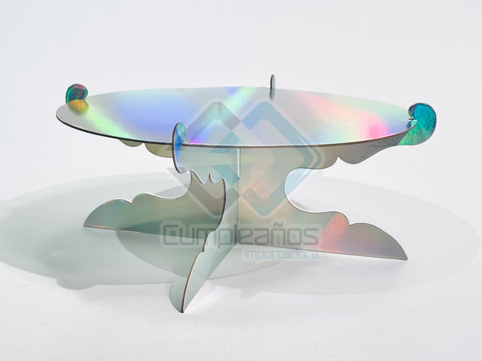 8679833537179 PORTA DULCES REDONDA HOLOGRAFICO X1 - Imagen 1