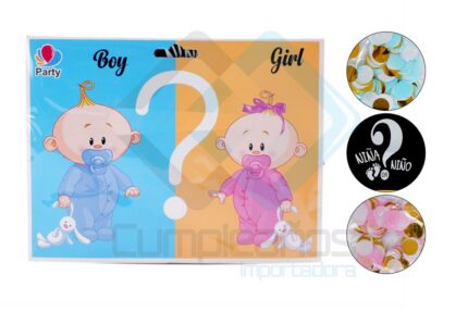 GLOBO REVELACION NINO O NINA X1