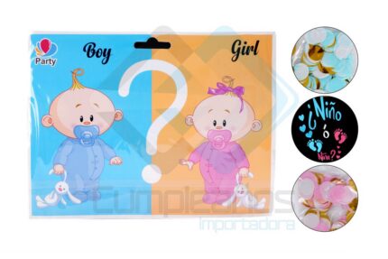 GLOBO REVELACION NINO O NINA X1