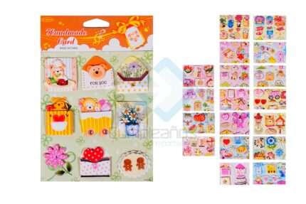 STICKER SURTIDO 3D X24 X1