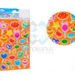 STICKER GLOBOS CORAZON X1