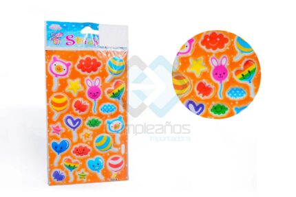 STICKER GLOBOS CORAZON X1