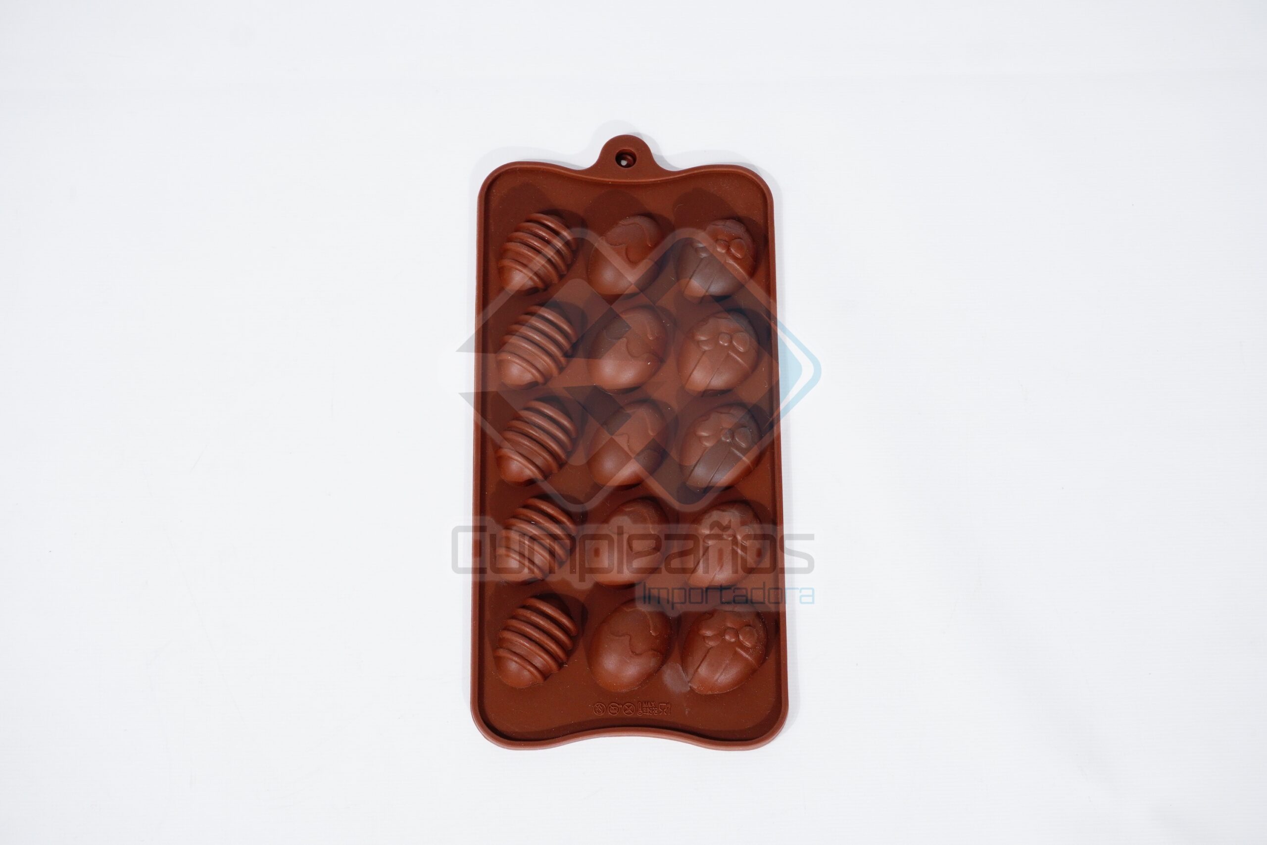 8679878801761 MOLDE DE SILICONA CHOCOLATE EASTER HUEVO X1 - Imagen 1