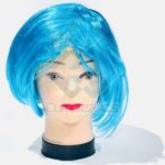 PELUCA CORTA AZUL X1